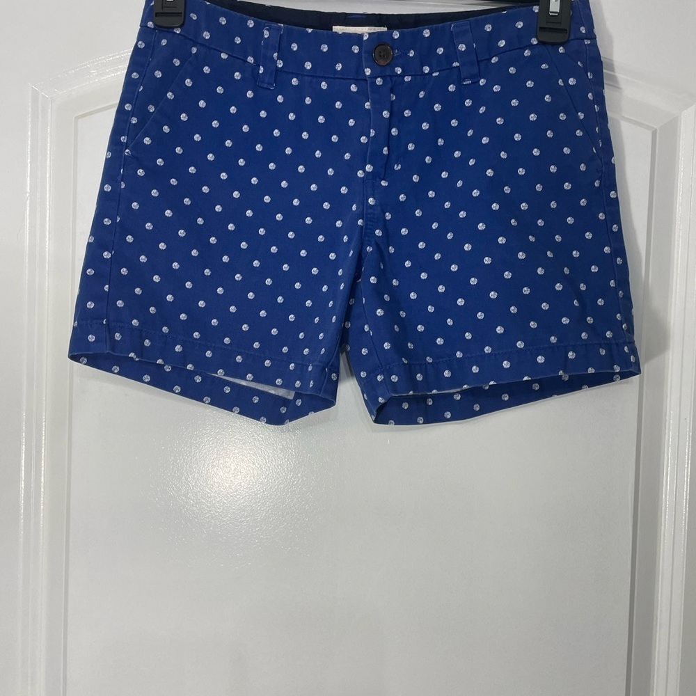 Merona Blue and White Polka Dot Women’s Shorts CB-AM